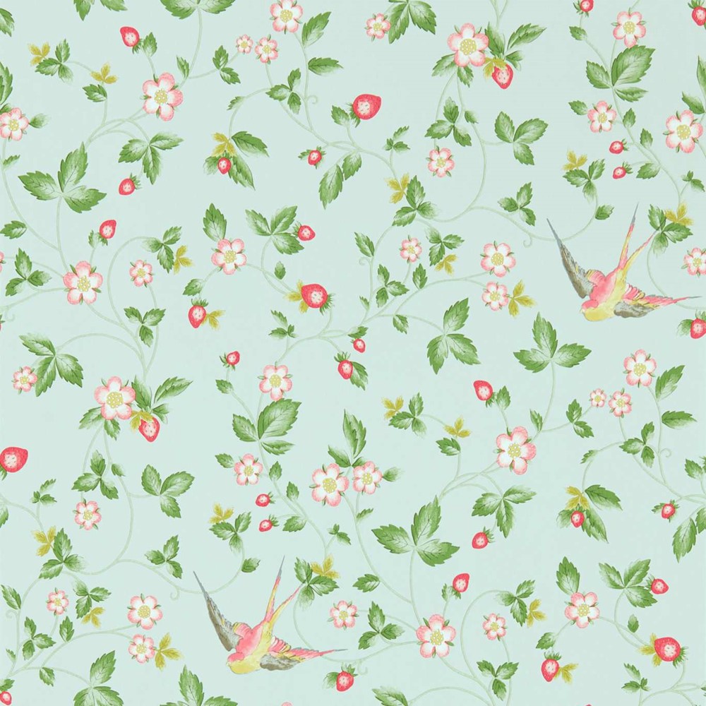 Wild Strawberry Wallpaper W0135 02 by Wedgwood in Dove